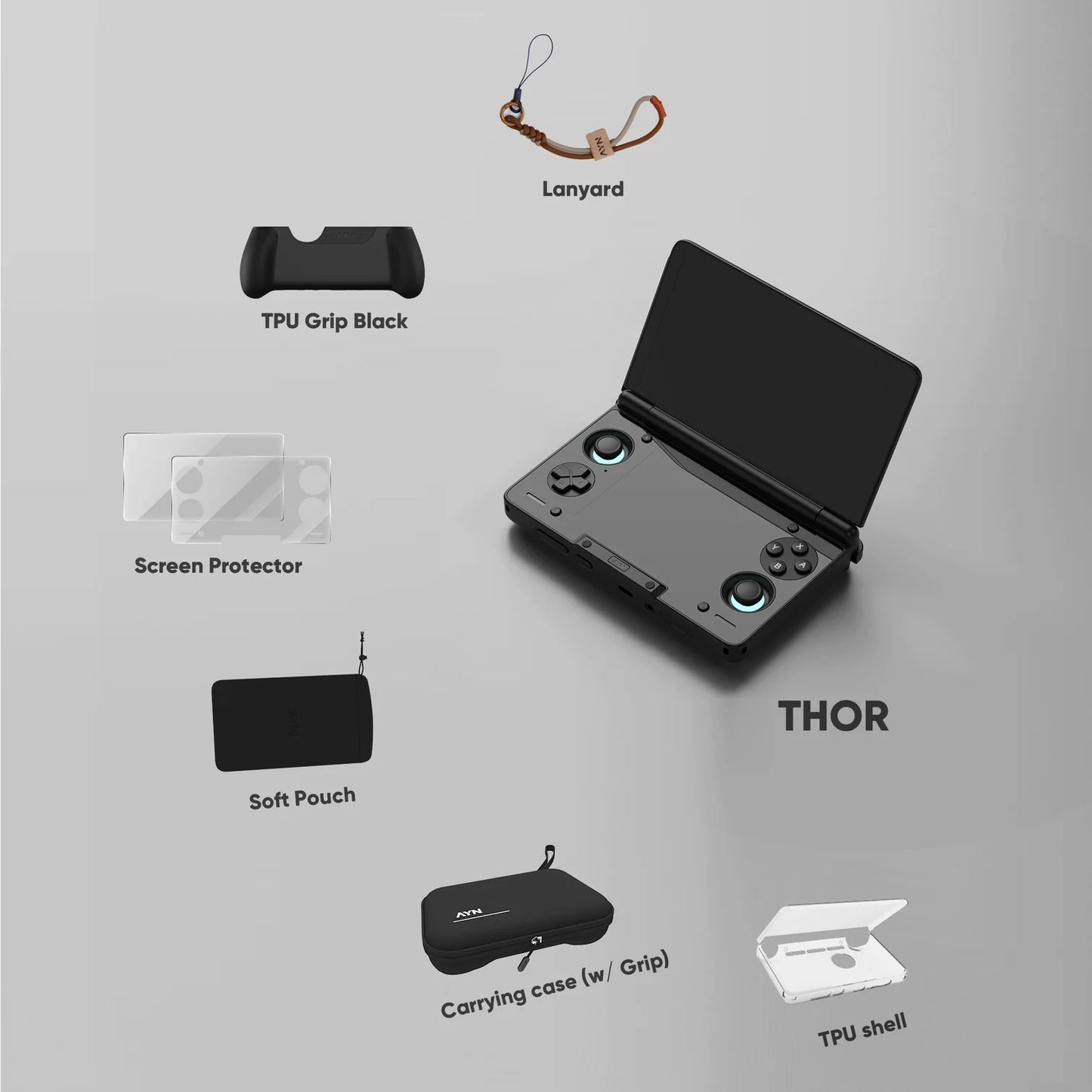 AYN Thor: Exclusively 6'' AMOLED Dual Screen Gaming Handheld