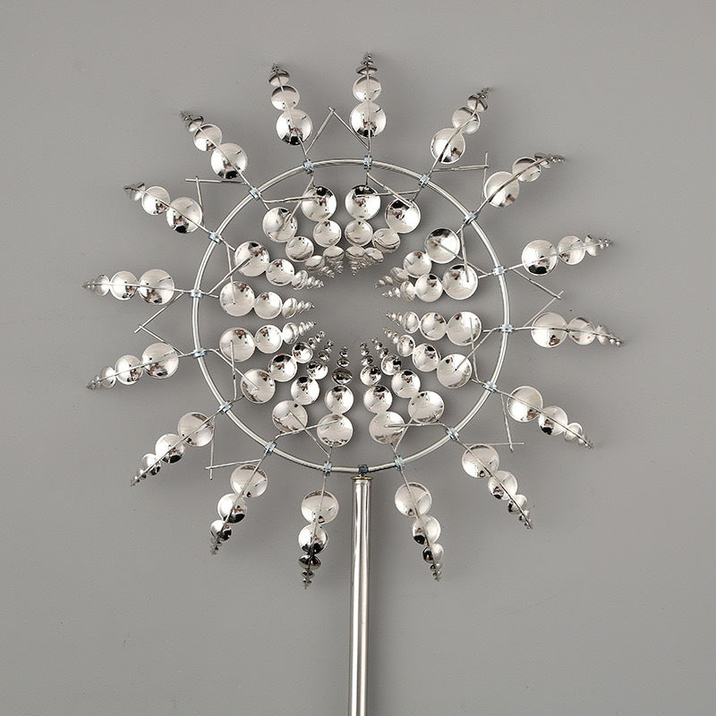 Metal outdoor windmill garden decoration