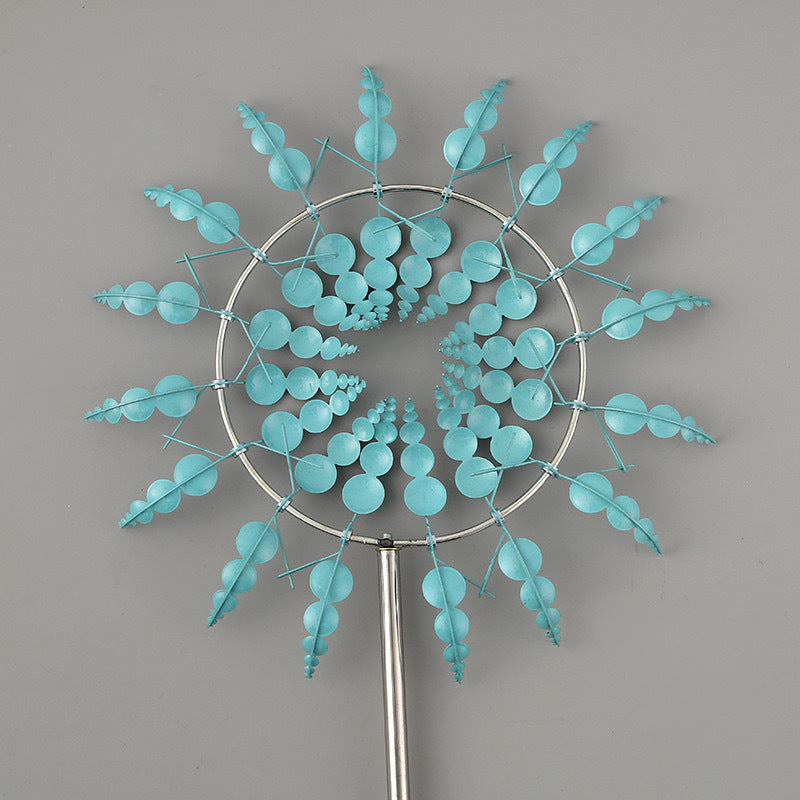 Metal outdoor windmill garden decoration