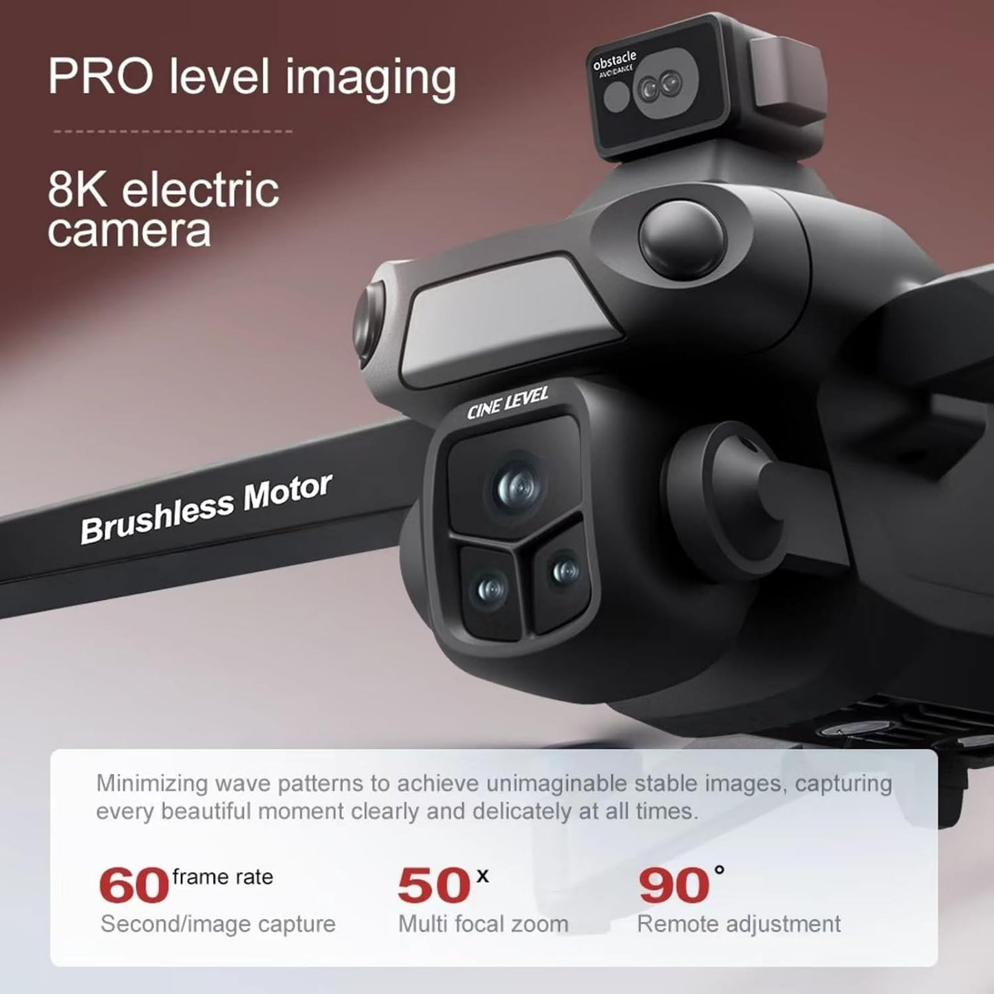GPS Drone with 4K Camera & 360° Obstacle Avoidance for Adults, Under 249g | 5G Large Screen Controller, Follow Me, 3 Batteries, Brushless Motor