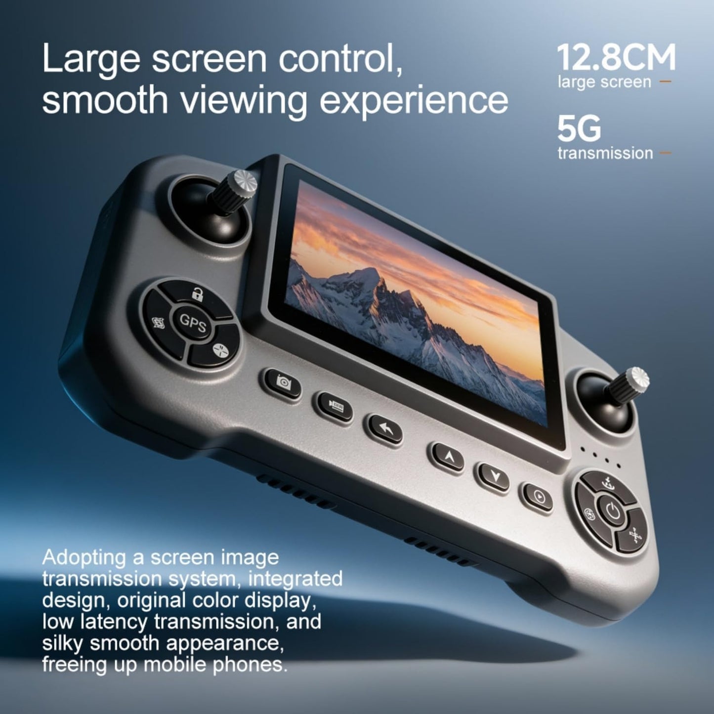 Drones with Camera for Adults 4K, Under 249g Foldable Quadcopter, 8k Camera Drone with large screen controler and GPS Auto Return, Follow Me, Easy for Beginners,3 batteries