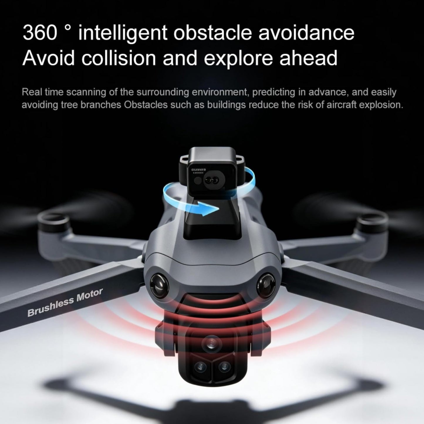 Drones with Camera for Adults 4K, Under 249g Foldable Quadcopter, 8k Camera Drone with large screen controler and GPS Auto Return, Follow Me, Easy for Beginners,3 batteries