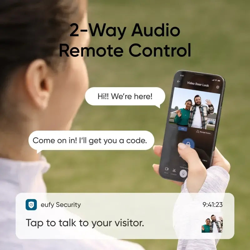 ALEFPEER Security Video Smart Lock S330, 3-in-1 Camera+Doorbell+Fingerprint Keyless Entry Door Lock, ,BHMA, WiFi Door Lock,App Remote Control,Doorbell Camera with Chime,No Monthly Fee,SD Card Required